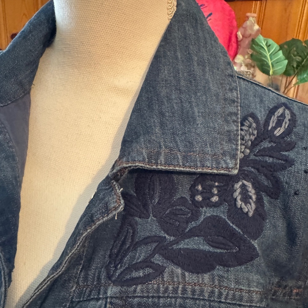 Embroidered Denim Jacket
